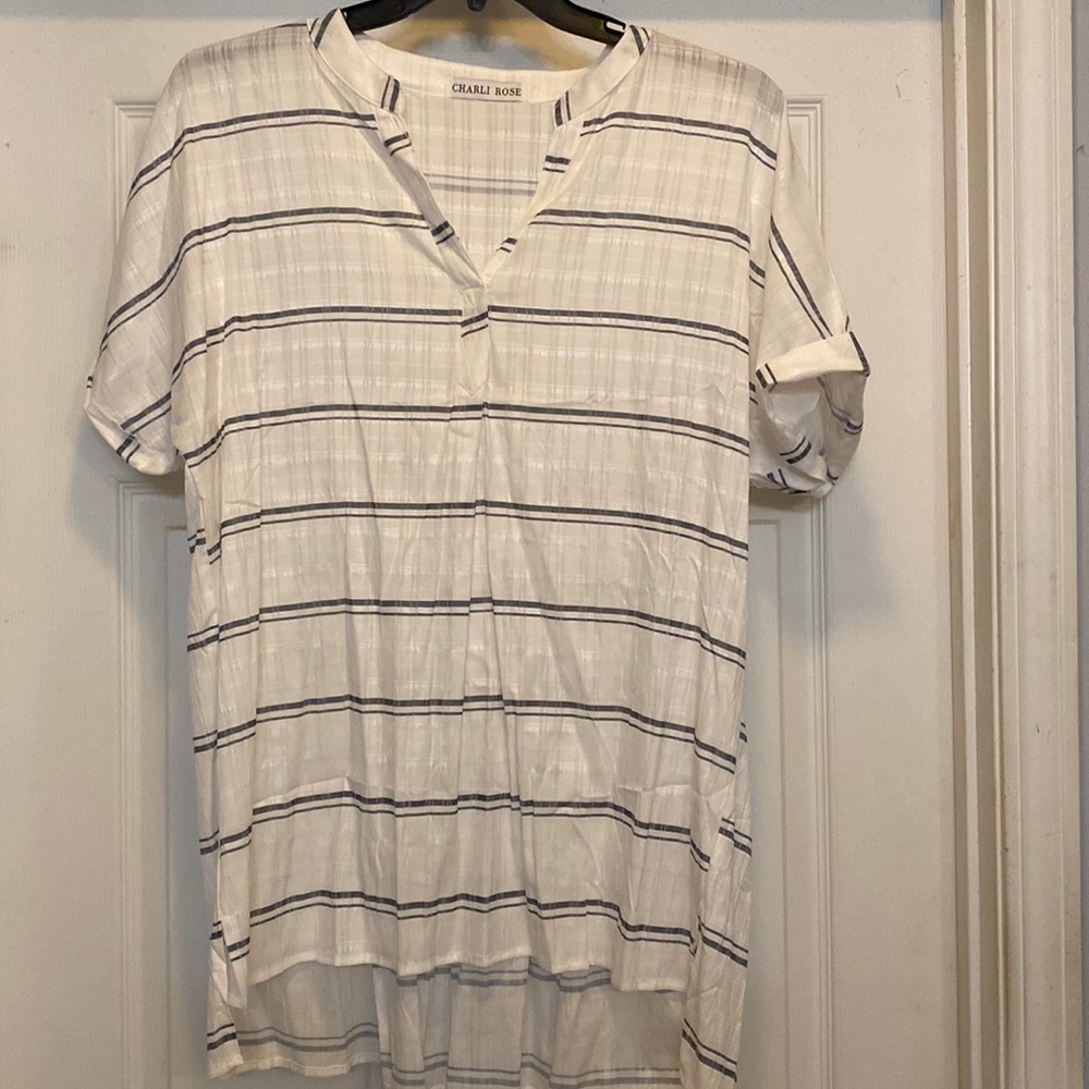 Charli Rose V neck shirt